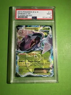2013 Pokemon B&W Genesect EX Plasma Blast *PSA 9* *Low Pop* - Image 1