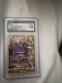 Gengar Pokemon 2022 Lost Origin TG06/TG30 Trainer Gallery CGC 10 Gem Mint TCG - Image 1