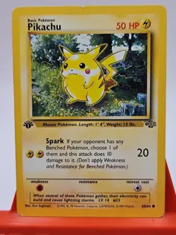 1st Edition Jungle Pikachu 60/64 Pokemon TCG 1999 - Image 3