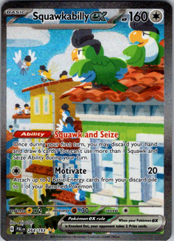 Squawkabilly ex 264/193 Pokemon TCG Paldea Evolved Special Illustration Rare NM - Image 1