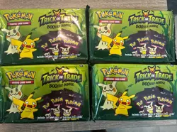 Pokemon TCG 2023 Trick or Trade BOOster Bundle 50 Mini-Packs FACTORY SEALED X 4 - Image 1