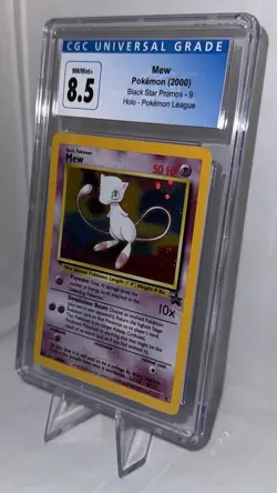 2000 Pokemon Black Star Promo Mew #9 - CGC 8.5 NM/Mint+ - Image 3