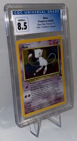 2000 Pokemon Black Star Promo Mew #9 - CGC 8.5 NM/Mint+ - Image 4