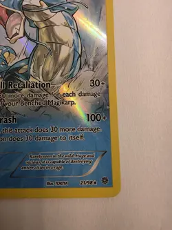 2015 Pokemon Gyarados 21/98 XY Ancient Origins Set Reverse Holo NM - Mint - Image 3