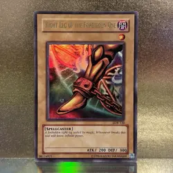 YuGiOh • Right Leg of the Forbidden One • LOB-120 • Unlimited Ultra Rare • LP - Image 1