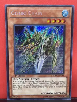 Gishki Chain - HA05-EN034 - Yugioh Secret Rare - 1st Edition NM - Image 1
