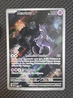 2023 Pokemon SVP EN Black Star Promo 151 Ultra Premium #052 Mewtwo IR 🔥 - Image 1