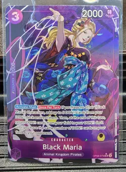 Black Maria *Alt Art* (Parallel) OP08-074 Two Legends Foil - Image 1