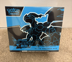 Pokemon Center TCG Scarlet & Violet Black Bolt Elite Trainer Box ETB - Image 1