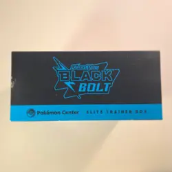 Pokemon TCG: Scarlet & Violet-Black Bolt Pokemon Center Elite Trainer Box ETB - Image 2