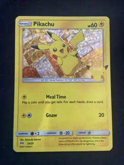 Pokemon Pikachu Holo McDonalds 25th Anniversary Card 2021 Promo 25/25 #2 - Image 1