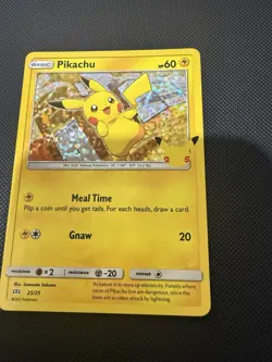 MINT Pikachu McDonalds 25th Anniversary Promo Pokemon Card Holo 25/25 2021 - Image 1