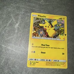 Pokemon Pikachu 25/25 HOLO 25th Anniversary McDonalds Promo 2021 Card NM - Image 4