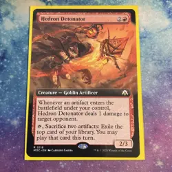 Hedron Detonator (REGULAR) x1 - MTG March of the Machine Commander MOC #118 - Image 1