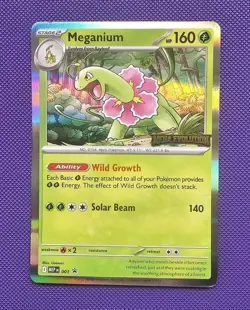 Maganium MEP 001, Mega Evolution Prerelease Stamped Promos, Pokemon Tcg Mep001 - Image 1