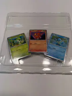 Pokemon 151 Poster Collection Promo 3 Card Set NM Bulbasaur Squirtle Charmander - Image 1