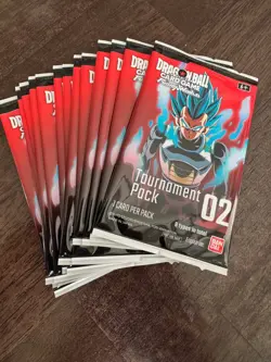 Dragon Ball Super Card Game Fusion World 02 Tournament Packs x 10 Sealed - Image 1