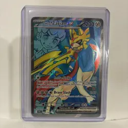 Hop's Zacian EX 176/159 Full Art NM/M Journey Together Pokemon Card - Image 1