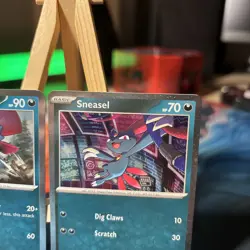Phantasmal Flames Promo Pokemon Cards Sneasel 020 Weavile 021 - Image 4