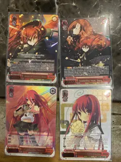 Weiss Schwarz Shakugan No Shana English Lot Of 4 SHP Cards - Image 1