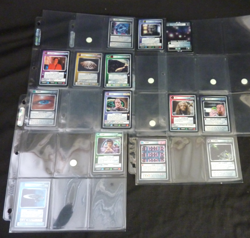 STAR TREK CCG REFLECTIONS PARTIAL SET 14 CARDS VERY RARE FOILS 2000 - Image 1