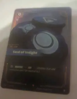 Seal of Insight 120/298 Epic Card Riftbound TCG Origins Mint - Image 1