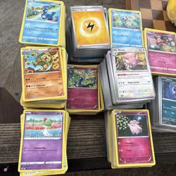 Over 12lbs Pokemon Card Bulk Lot Reverse Holo,holo,rares And Bulk Different Sets - Image 1
