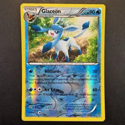 Glaceon 19/111 Furious Fists Reverse Holo Rare Pokemon Card LP+ - Image 1