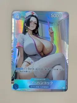 ❤ BOA HANCOCK Nurse 1 One Piece Anime Waifu Card Girl Foil Doujin Holo ACG❤ - Image 1