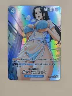 ❤ BOA HANCOCK Blue Bra One Piece Anime Waifu Card Girl Foil Doujin Holo ACG❤ - Image 1