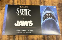 MTG Secret Lair x Jaws: Terror of Amity Island Rainbow Foil Card Set - Image 1