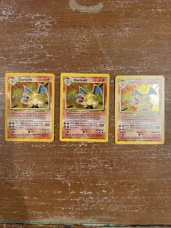 Pokemon TCG Charizard Holo Cards SET Of 3 - Image 1