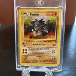 RHYDON - Base Set 2 - 59/130 - Uncommon - Pokemon Card - Unlimited Edition NM - Image 1