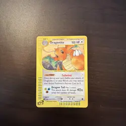 Pokemon TCG Dragonite Holo Rare Card Expedition Base Set 9/165 LP/MP - Image 1