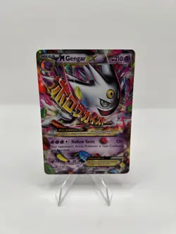 Pokemon TCG Mega M Gengar EX XY166 Black Star Promo Ultra Rare - LP - Image 1
