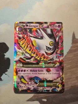 M Gengar EX XY166 Holo Full Art Black Star Promo 2016 Pokemon TCG LP - Image 1