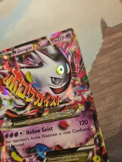 M Gengar EX XY166 Holo Full Art Black Star Promo 2016 Pokemon TCG LP - Image 3
