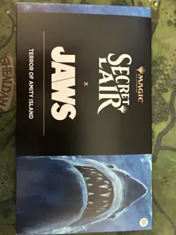 MTG Secret Lair x Jaws: Terror of Amity Island SLD NON-FOIL BRAND NEW SEALED - Image 1