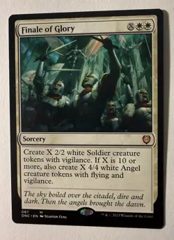 x1 Finale of Glory M MTG Commander: Phyrexia: All Will Be One M/NM, English - Image 1