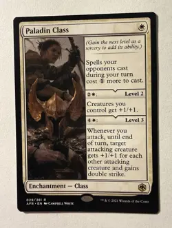 MTG Paladin Class #29 AFR Adventures in the Forgotten Realms Normal R NM Magic - Image 1