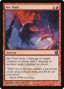 Magic The Gathering - PLAYSET X4 - Arc Trail - Scars Of Mirrodin - Image 1