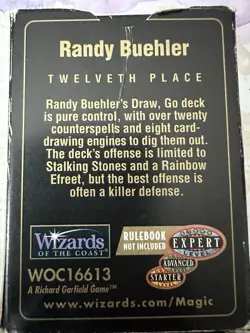 Magic The Gathering 1998 World Championship Complete Deck In Box - Image 2