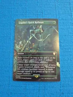 MTG Legolas's Quick Reflexes FOIL COMMANDER #493 LOTR Lord of the Rings Magic - Image 1