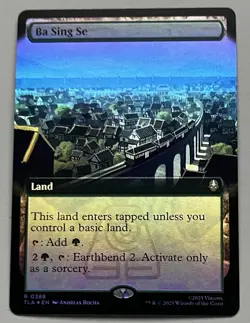 MTG Avatar: TLA Ba Sing Se Land RARE FOIL #0388 - Image 1