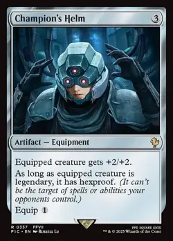 Champion's Helm - 337 - FIC - NM - MTG Magic the Gathering - Image 1