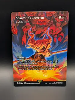 MTG - Shantotto's Coercion (Diabolic Intent) - SHOWCASE - Sorcery- FCA #34 -Rare - Image 1