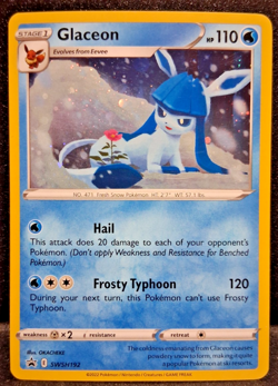 2019 Pokemon SWSH Black Star Glaceon SWSH192 NM - Image 1