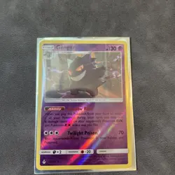 Pokemon Gengar 70/214 S&M Unbroken Bonds! Reverse Holo NM Rare Collectors Must - Image 1