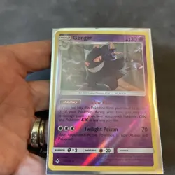 Pokemon Gengar 70/214 S&M Unbroken Bonds! Reverse Holo NM Rare Collectors Must - Image 2