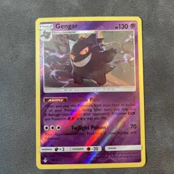 Pokemon Gengar 70/214 S&M Unbroken Bonds! Reverse Holo NM Rare Collectors Must - Image 3